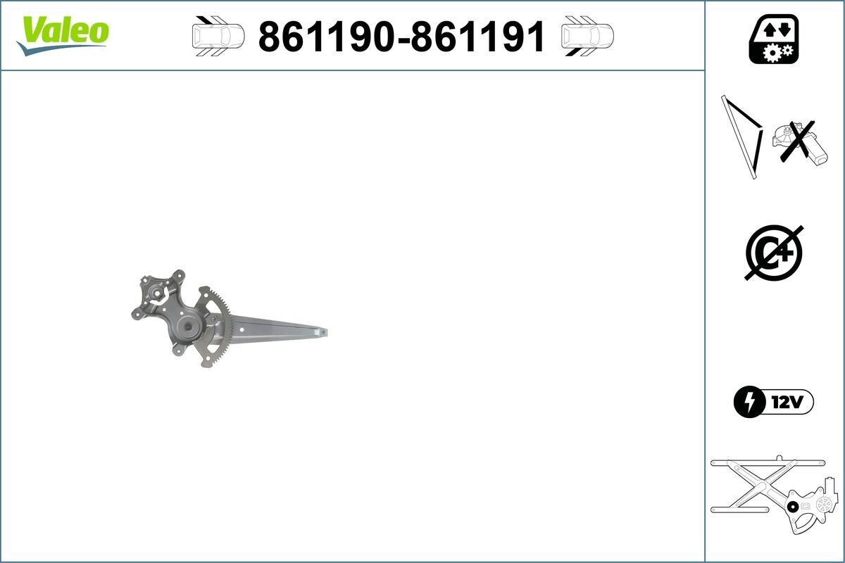 VALEO Rudehejs Varenummer: 861190 billige