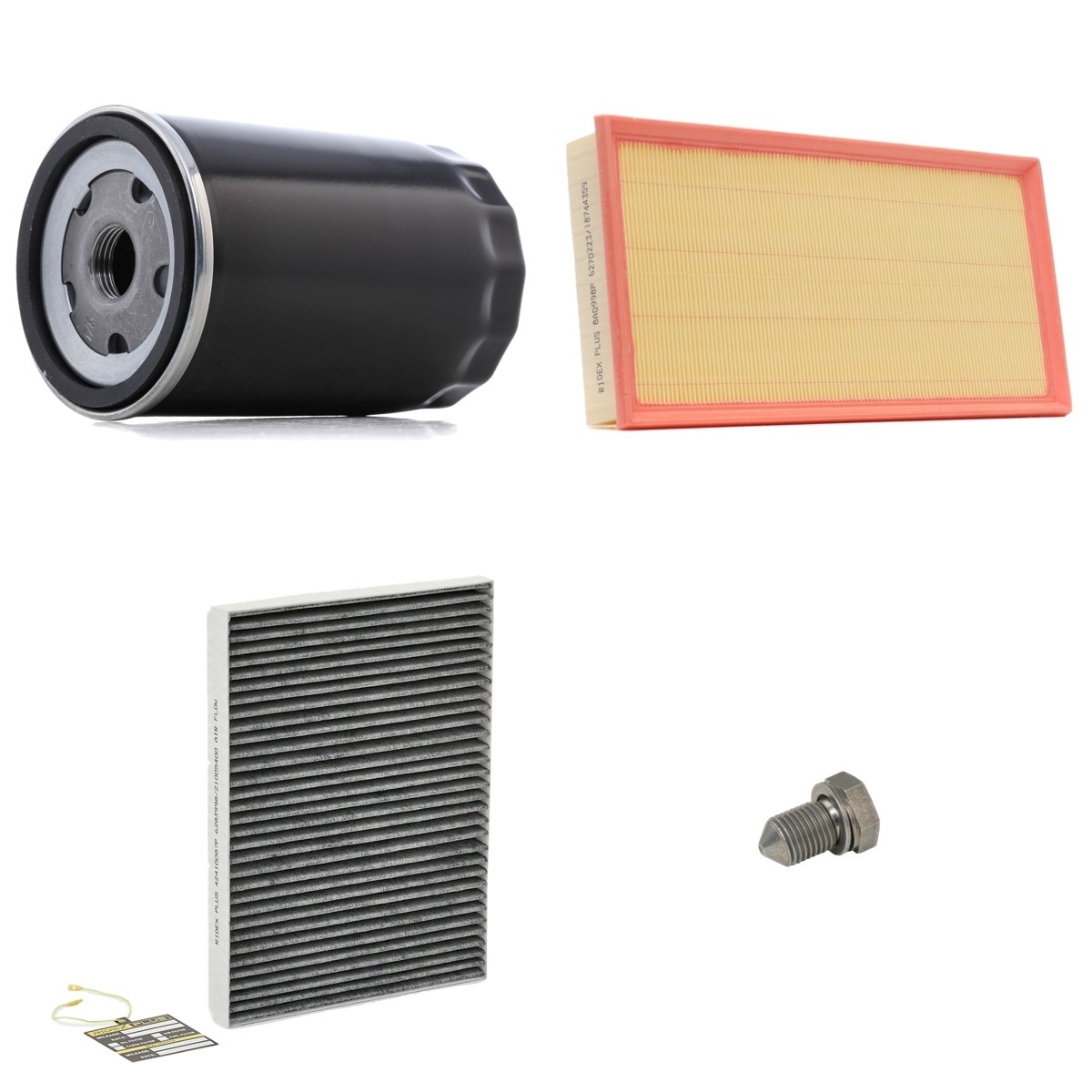 RIDEX PLUS Filter kit Varenummer: 4055F0287P billige