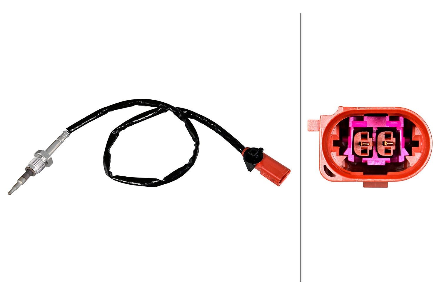 HELLA Sensor, exhaust gas temperature Article number: 6PT 358 226-351 cheaply