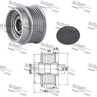 SIDAT Alternator Freewheel Clutch Article number: 455301 cheaply