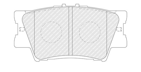 FERODO Brake pad set Article number: FDB5469 cheaply