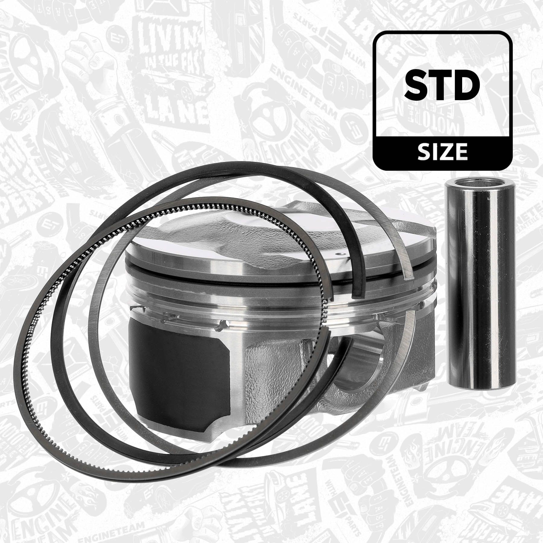 ET ENGINETEAM Piston Article number: PM015700 cheaply