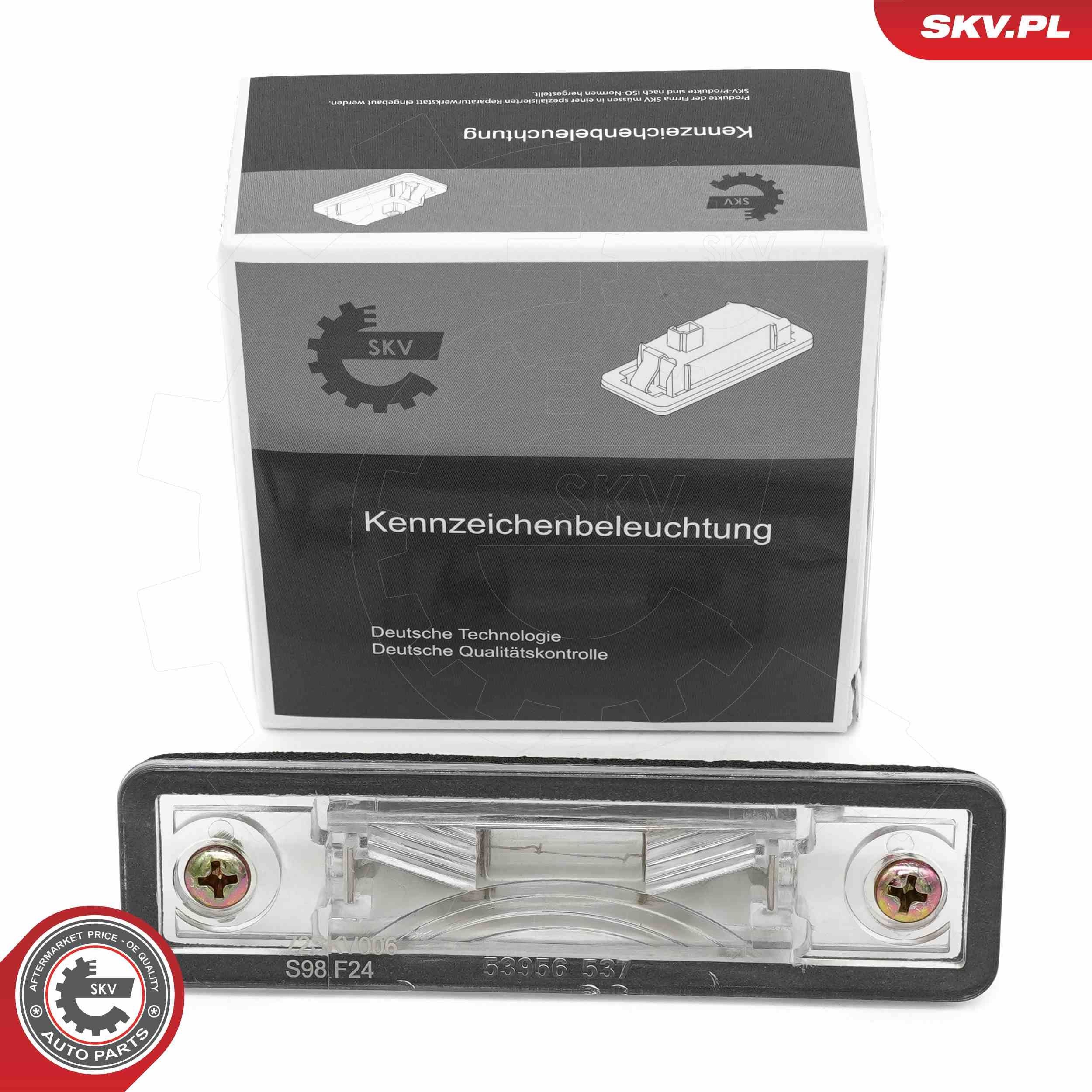 ESEN SKV Licence Plate Light Article number: 72SKV006 cheaply