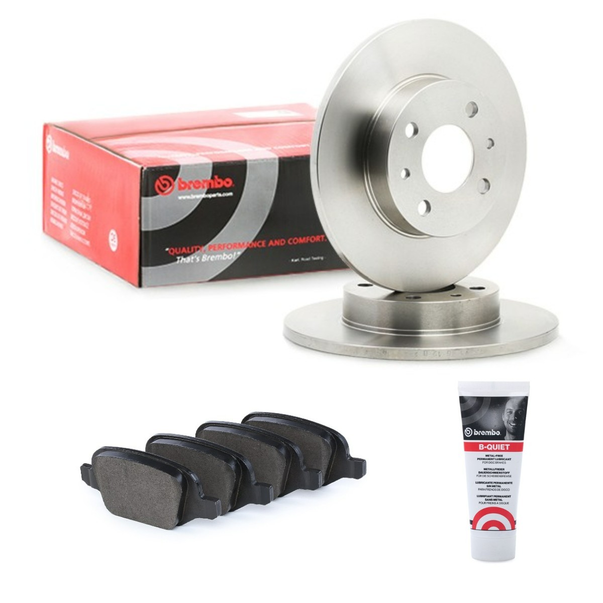 BREMBO Brake discs and pads set Article number: BRB3405N0178 cheaply
