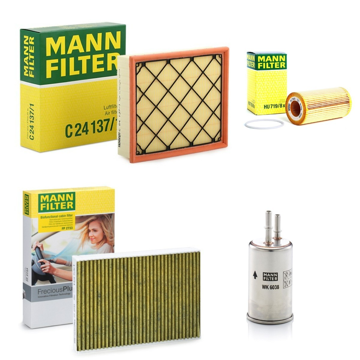 MANN-FILTER Filter-komplekt Artikli number: MNF4055N0053 soodsalt