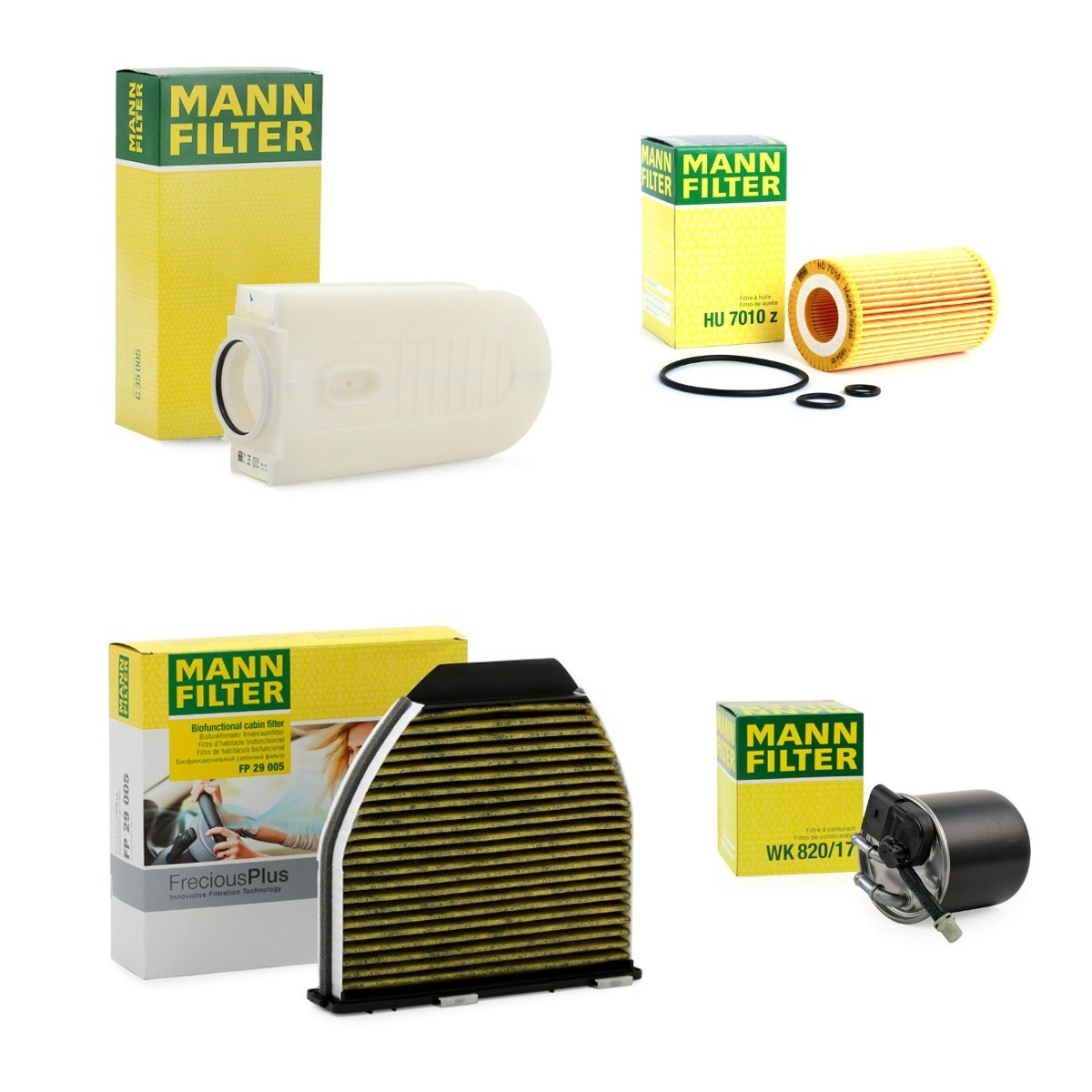 MANN-FILTER Filter kit Article number: MNF4055N0088 cheaply