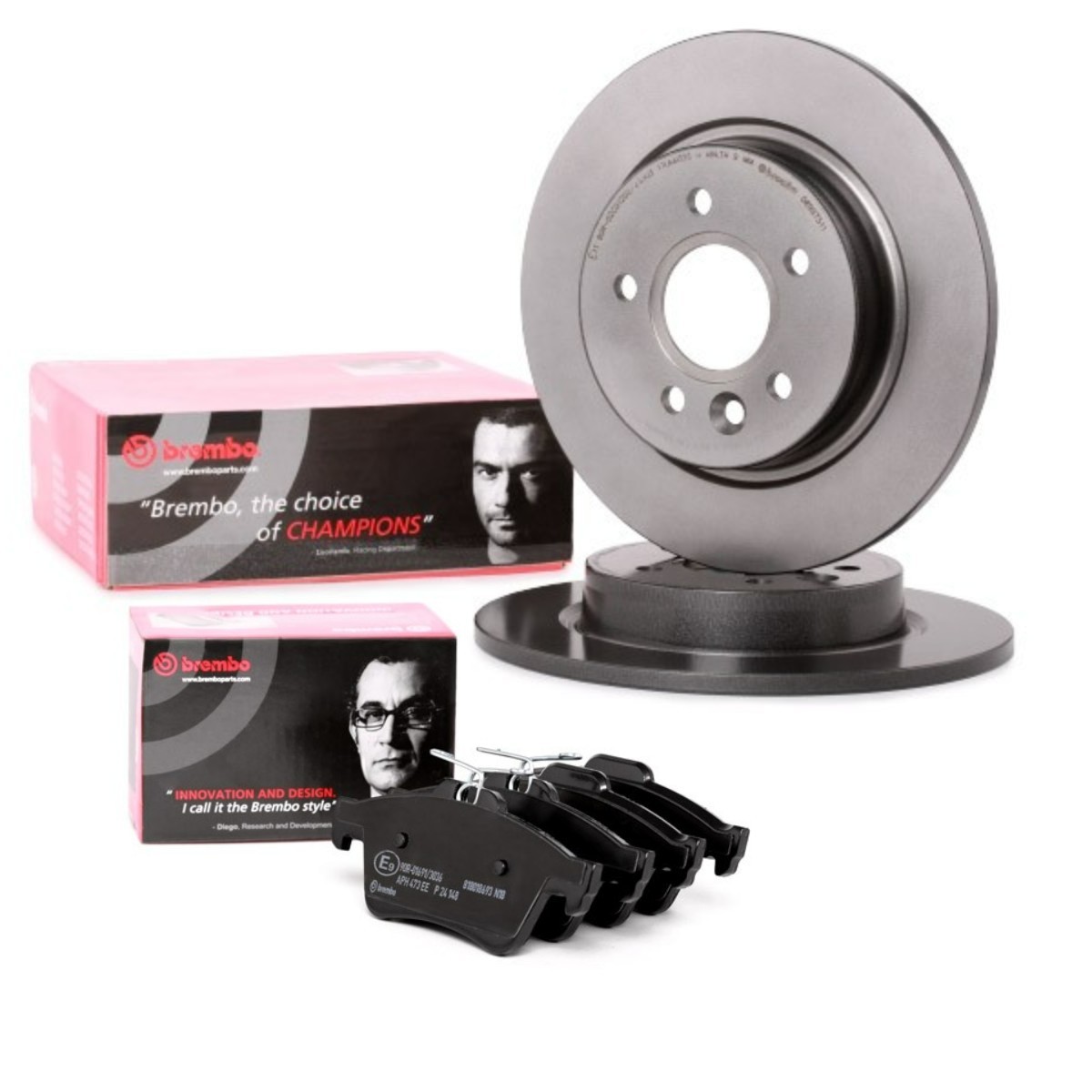 BREMBO Brake discs and pads set Article number: BRB3405N0291 cheaply