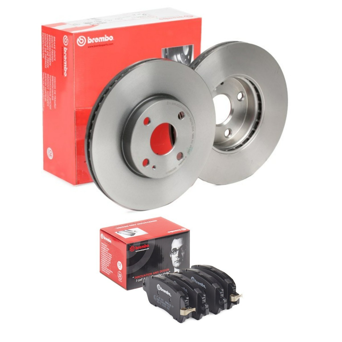 BREMBO Brake discs and pads set Article number: BRB3405N0335 cheaply