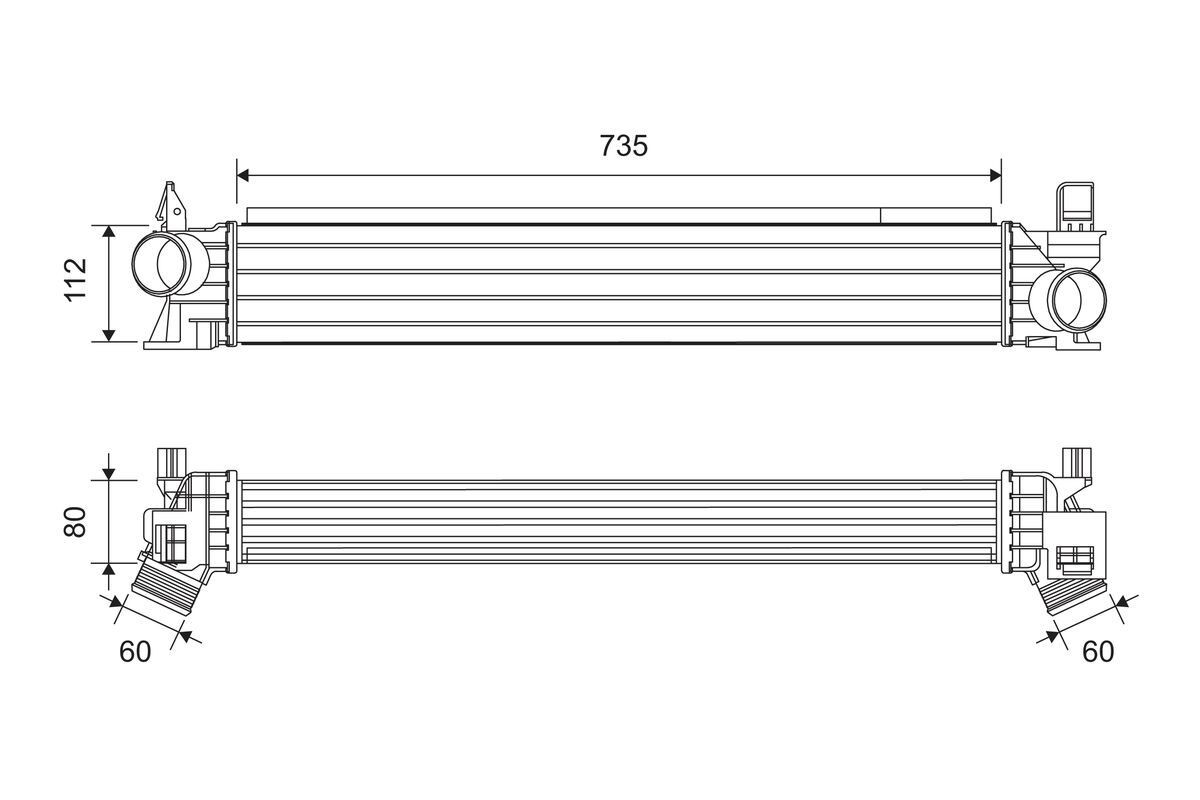 VALEO Intercooler Article number: 822945 cheaply