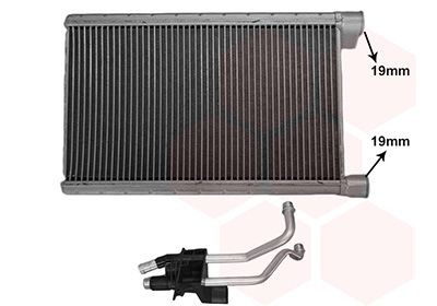 VAN WEZEL Heater matrix Article number: 06016702 cheaply