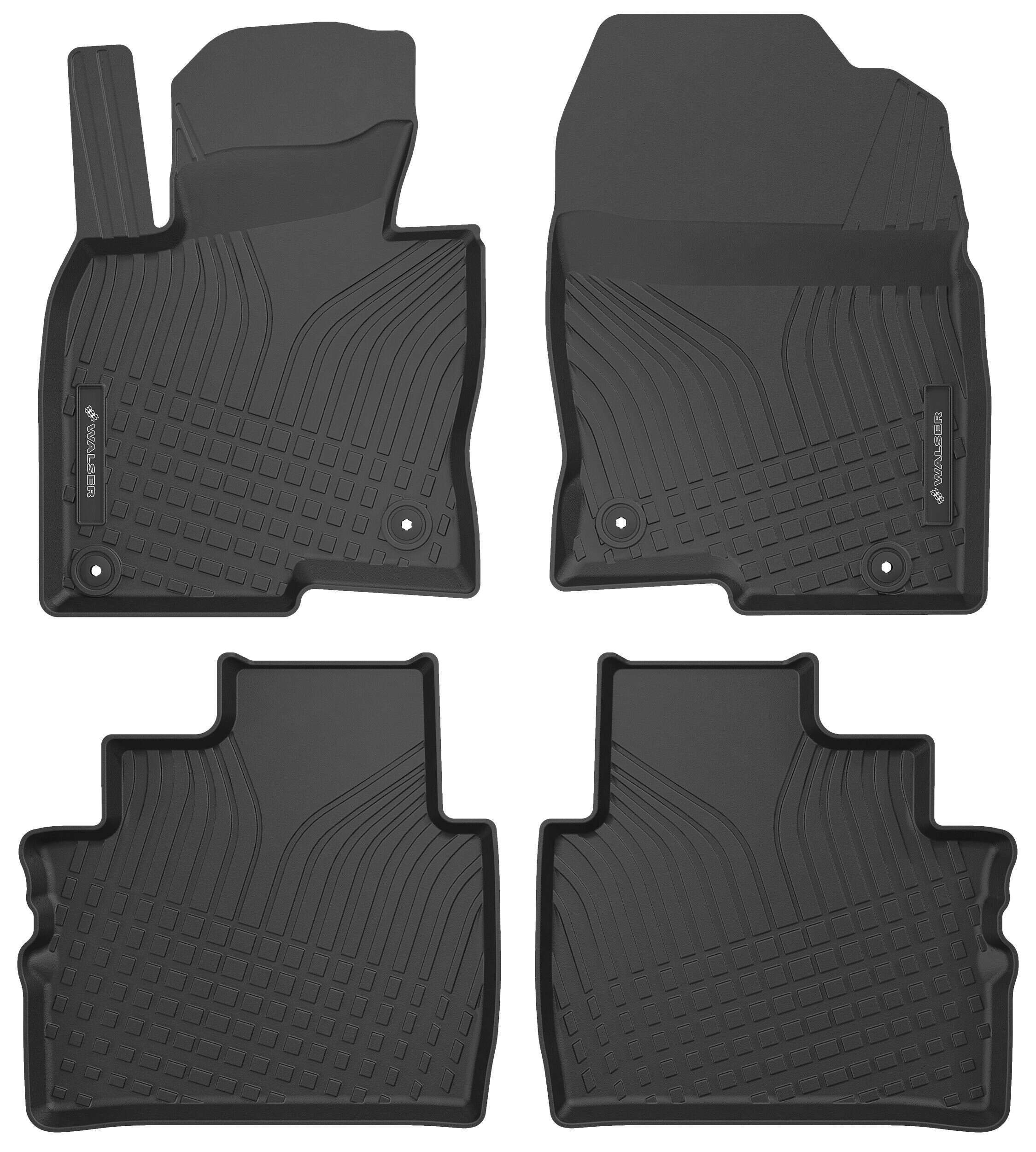 WALSER 100147 Floor mats CX-5 2.2 Skyativ-D AWD (KF4W2) 190 PS Diesel