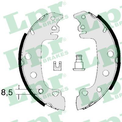 LPR Brake Shoe Set Article number: 00770 cheaply