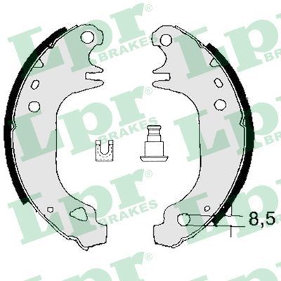 LPR Brake Shoe Set Article number: 03110 cheaply