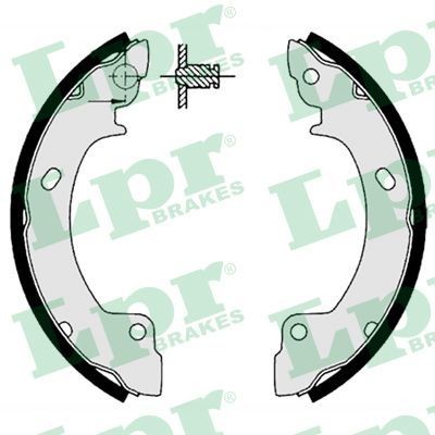 LPR Brake Shoe Set Article number: 06410 cheaply