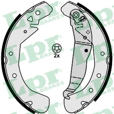 LPR Brake Shoe Set Article number: 08210 cheaply