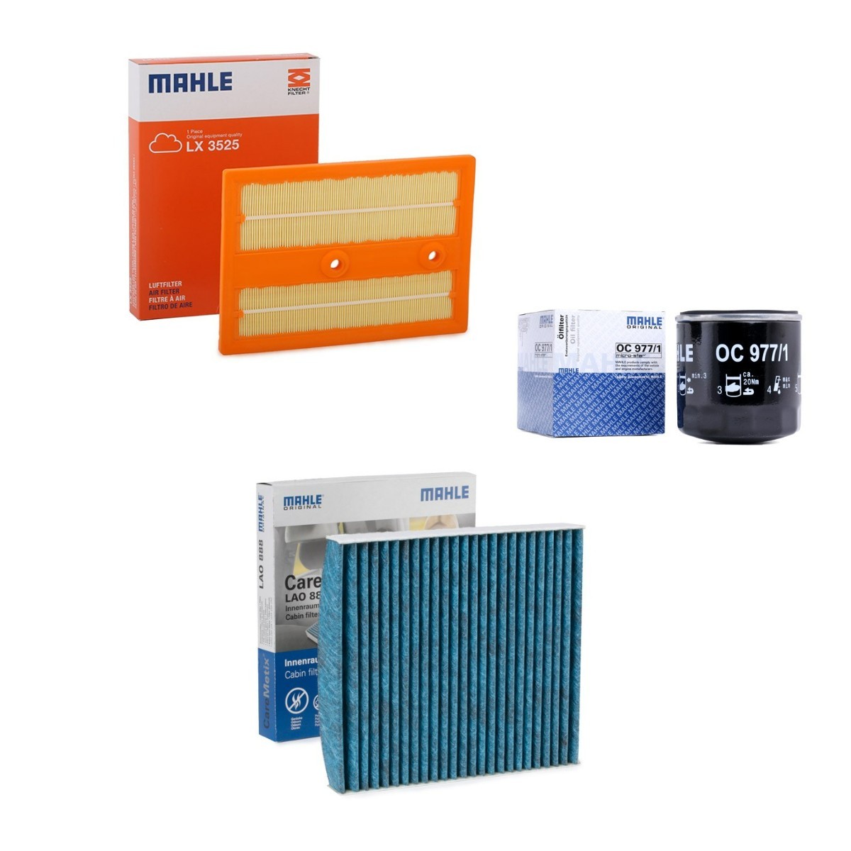 MAHLE ORIGINAL Filter kit Varenummer: MHL4055N0001 billige