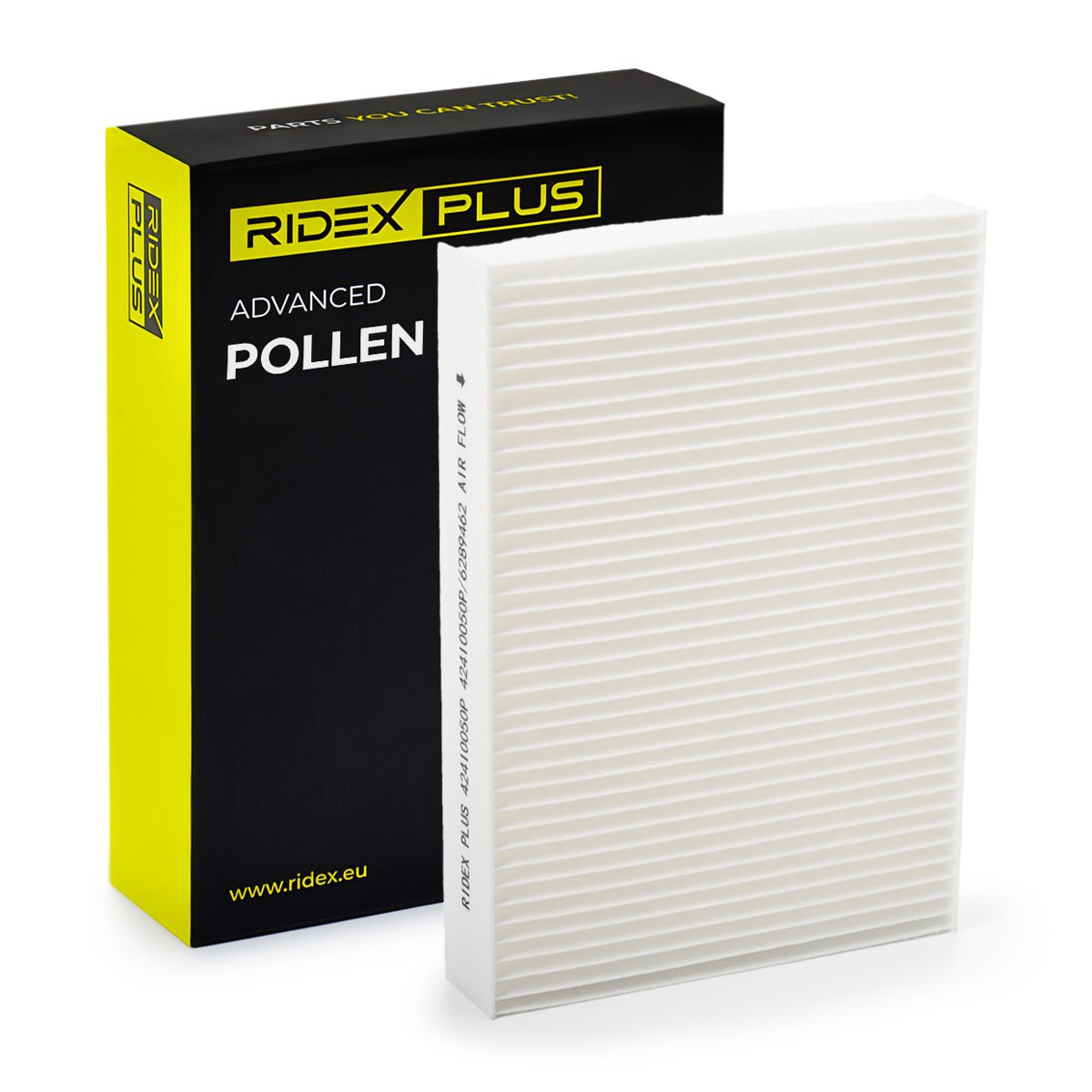 RIDEX PLUS Filter, salongiõhk Artikli number: 424I0050P soodsalt