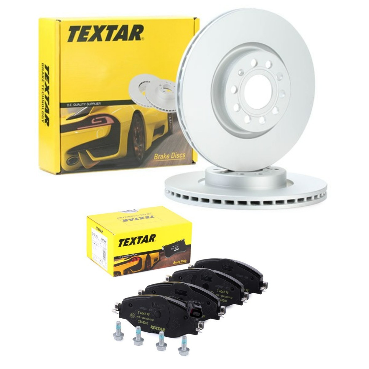 TEXTAR Brake discs and pads set Article number: TXR3405N0003 cheaply