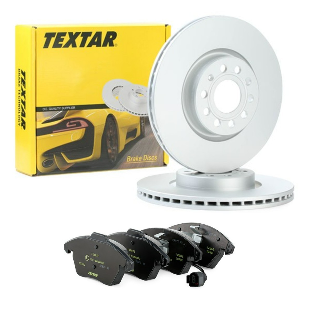 TEXTAR Brake discs and pads set Article number: TXR3405N0031 cheaply