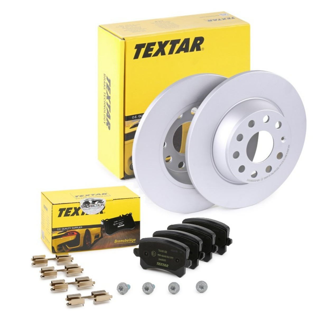 TEXTAR Brake discs and pads set Article number: TXR3405N0035 cheaply
