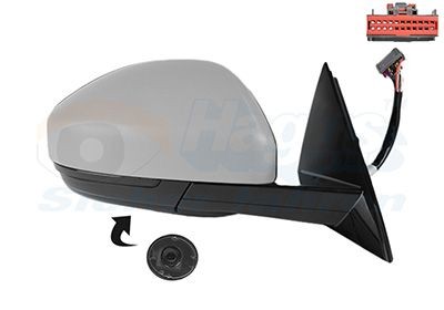 VAN WEZEL Wing mirror Article number: 0266828 cheaply