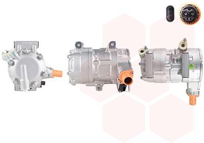 VAN WEZEL Air conditioning compressor Article number: 4001K705 cheaply