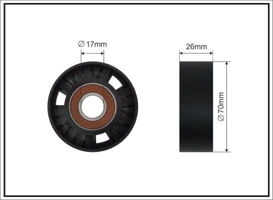 CAFFARO Tensioner pulley Article number: 60-92 SC cheaply