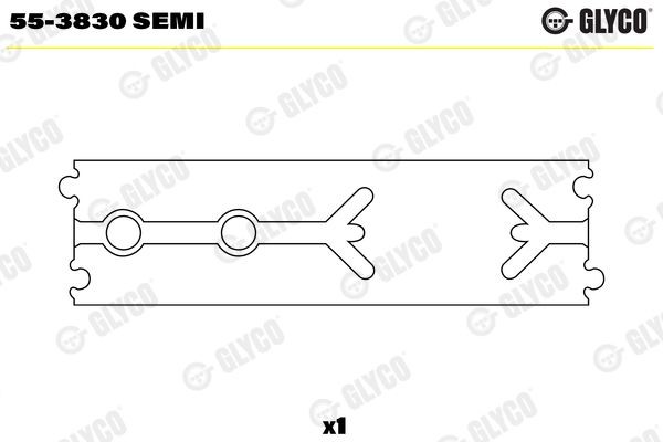 GLYCO Small End Bushes, connecting rod Article number: 55-3830 SEMI cheaply