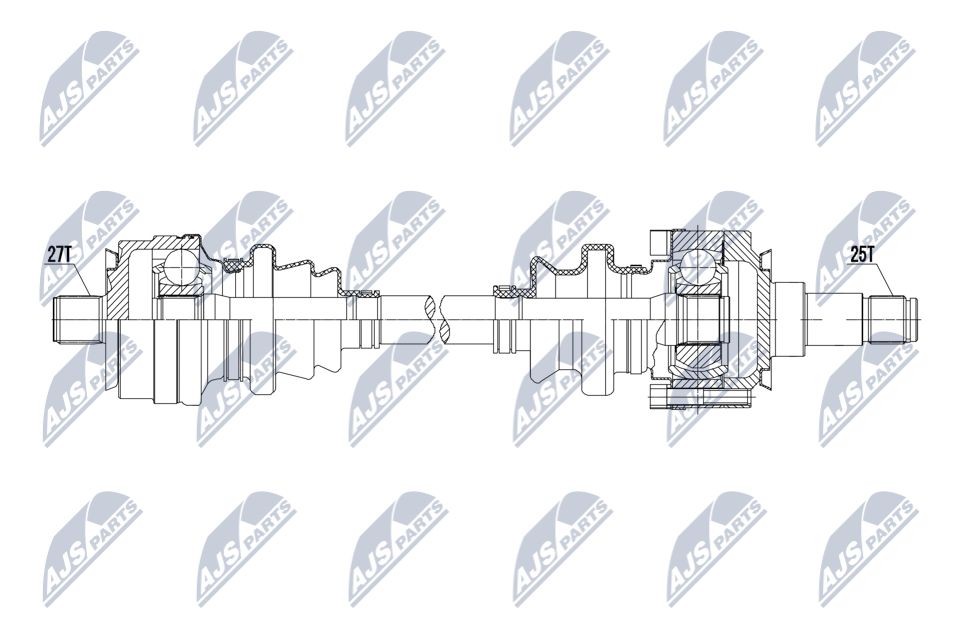 NTY Drive shaft Article number: NPW-ME-190 cheaply