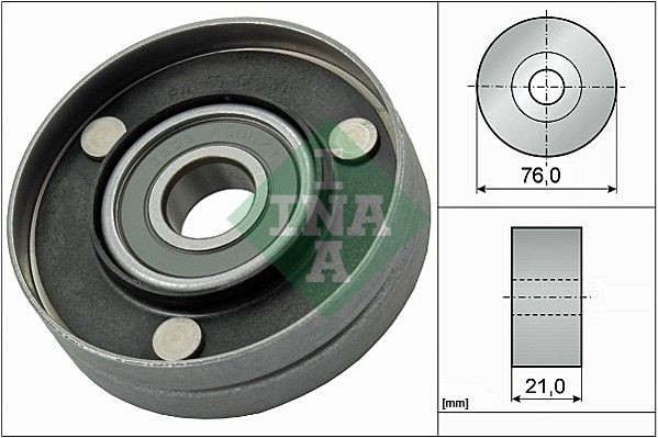 INA 530 0073 09 Pulley Set, timing belt DUCATO 2.8 JTD 4x4 122 PS Diesel