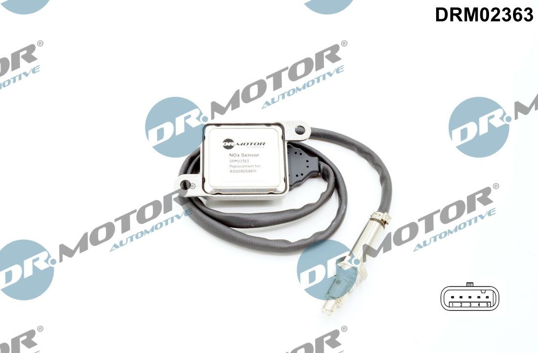 DR.MOTOR AUTOMOTIVE DRM02363 NOx Sensor, NOx Catalyst C-Class C 220 d 2.1 (205.304) 163 PS Diesel 2023