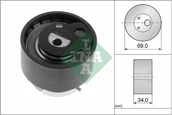 INA Timing belt tensioner pulley Article number: 531 0771 10 cheaply