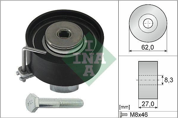 INA Timing belt tensioner pulley Article number: 531 0813 10 cheaply
