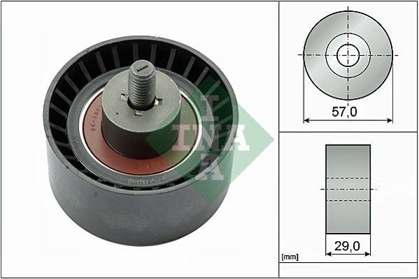 INA Timing belt deflection pulley Article number: 532 0120 10 cheaply