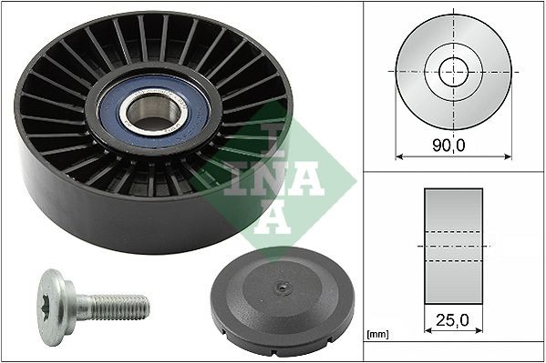 INA Deflection / Guide Pulley, v-ribbed belt Article number: 532 0138 10 cheaply