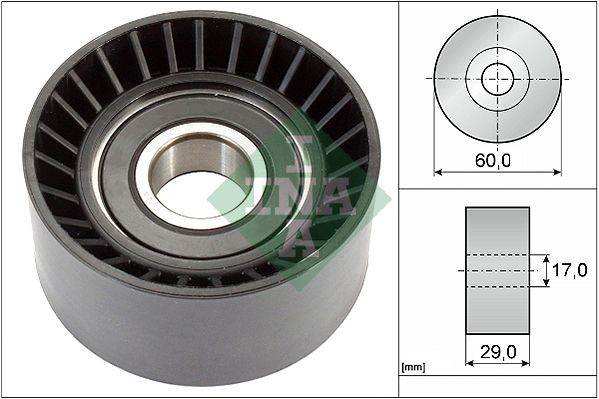 INA Deflection / Guide Pulley, v-ribbed belt Article number: 532 0364 20 cheaply
