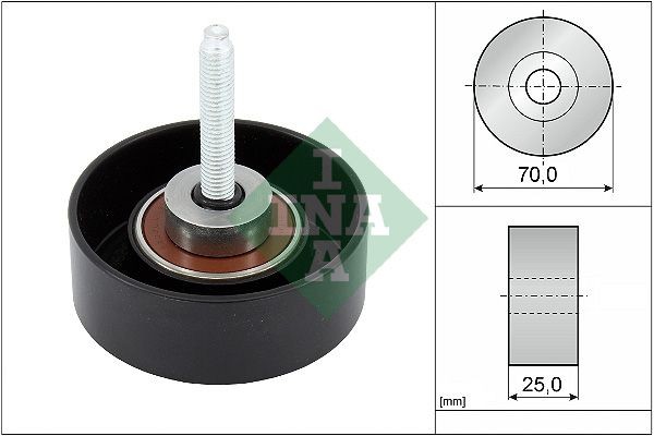 INA Deflection / Guide Pulley, v-ribbed belt Article number: 532 0541 10 cheaply