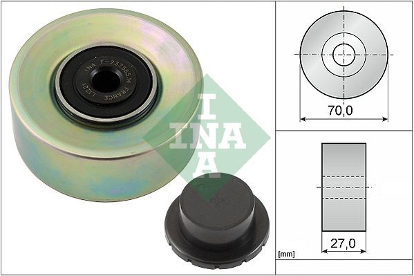 INA Deflection / Guide Pulley, v-ribbed belt Article number: 532 0579 10 cheaply