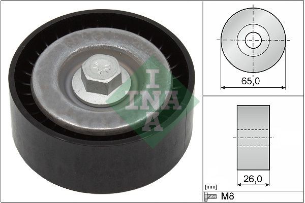 INA Deflection / Guide Pulley, v-ribbed belt Article number: 532 0621 10 cheaply