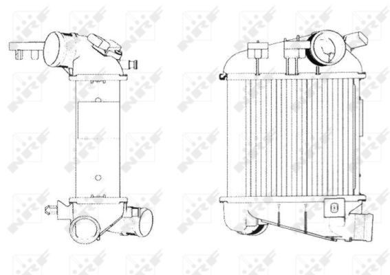 NRF Intercooler Article number: 30770 cheaply