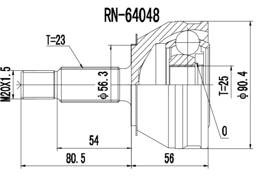 PROCARO Joint kit, drive shaft Article number: 77-RE-060 cheaply