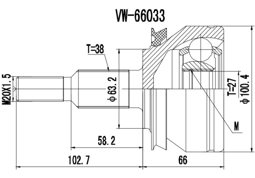PROCARO Joint kit, drive shaft Article number: 77-VW-350 cheaply