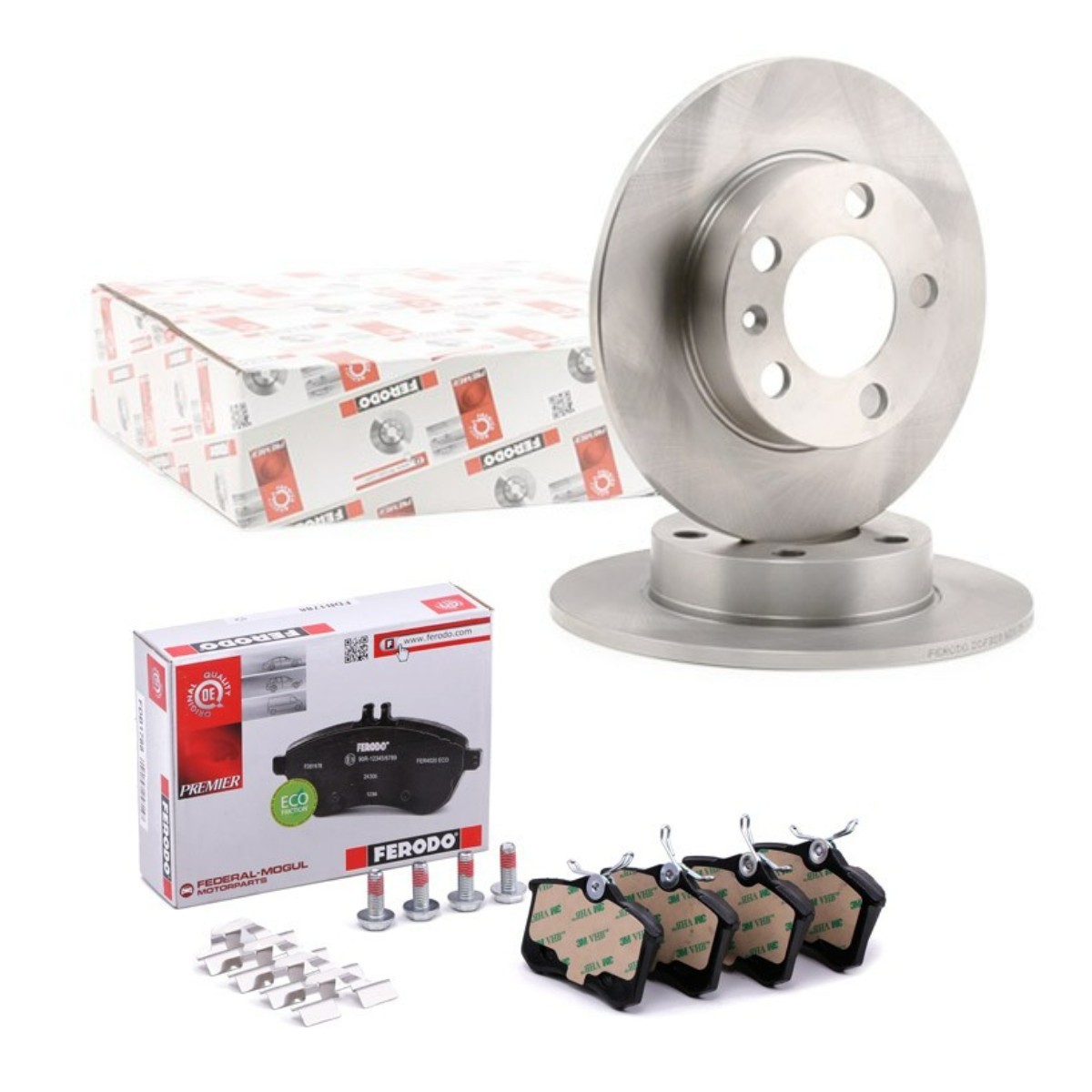 FERODO Brake discs and pads set Article number: FRD3405N0019 cheaply