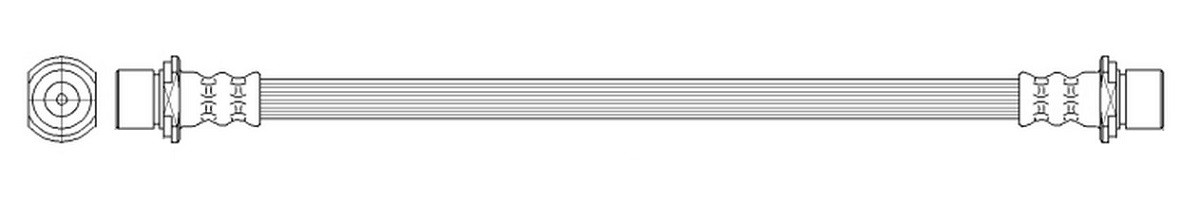 K&K Brake hose Article number: FT0114 cheaply
