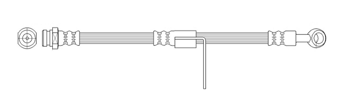 K&K Brake hose Article number: FT0428 cheaply