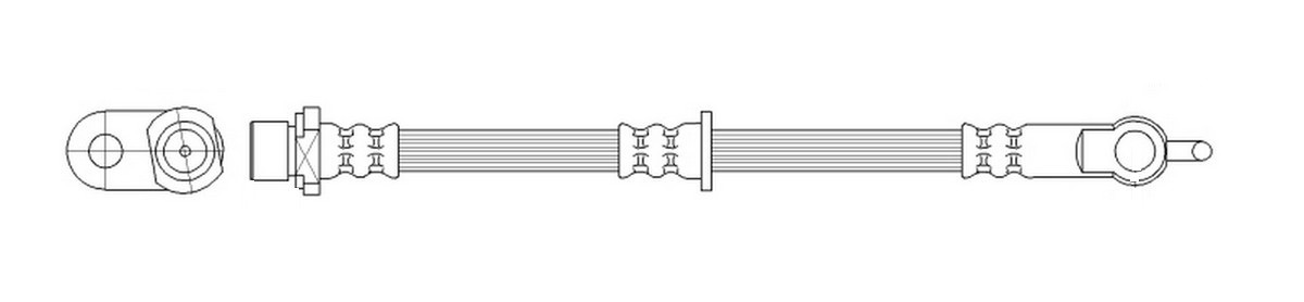 K&K Brake hose Article number: FT0771 cheaply