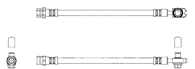 K&K Brake hose Article number: FT1523 cheaply