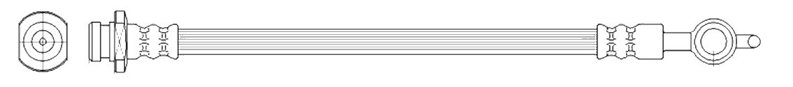 K&K Brake hose Article number: FT2832 cheaply
