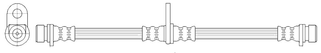 K&K Brake hose Article number: FT3602 cheaply