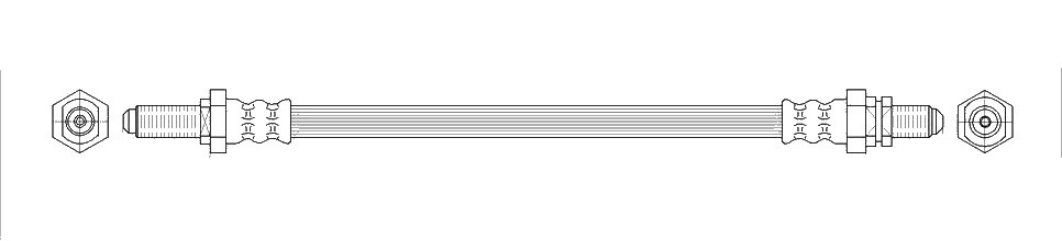 K&K Brake hose Article number: FT4680 cheaply